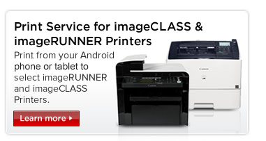Canon Print Service for imageCLASS and imageRUNNER