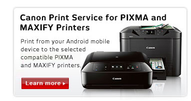 Canon Print Service for PIXMA and MAXIFY