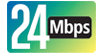 24Mpbs : The highest bit rate in AVCHD reslts is High Definition video that captures lifelike tonal quality and exceptionally fine detail.