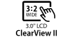 3:2 Wide 3.0&quot; LCD ClearView II : WPS Scan.