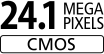 24.1 MEGA PIXELS CMOS