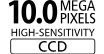 10.1 Megapixel CCD (CMOS)