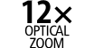 12x Optical Zoom
