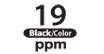 19 Black / Color PPM
