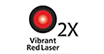 Vibrant Red Laser