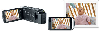 Record to Camcorder, Mobile Device or Tablet