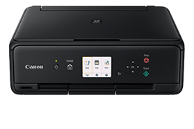 PIXMA TS5010, impresora, inalámbrica, móvil, escáner, inyeccion de tinta, pantalla táctil, NFC, dvd, targeta SD