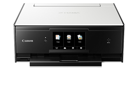 PIXMA TS9010, printer, wireless, mobile, scanner, home, inkjet, all-in-one, touchscreen, NFC, dvd print, sd card