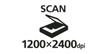 Scan 1200 x 2400 : High-quality scans - Produce impressive scans up to 1200 x 2400 dpi with vibrant 48-bit color depth.