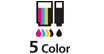 5 color ink tank