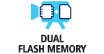Dual Flash Memory