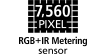 7,560 PIXEL | RGB + IR Metering Sensor