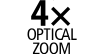 4x optical zoom