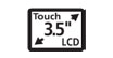 3.5&quot; Touch LCD : Maximum print resolution - Realizes the maximum resolution of 9600 x 2400 dpi. Provide premium photo quality, combined with microscopic ink droplets.